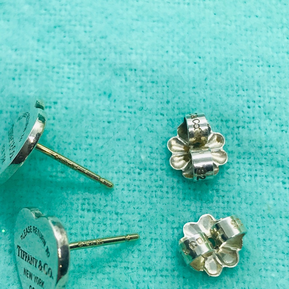 Tiffany mini heart earrings - Picture 2 of 4